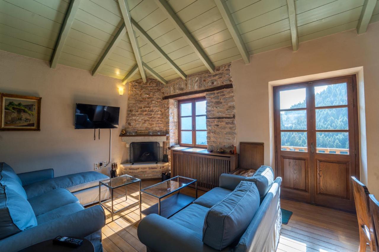 Villa Korfes-Κορφές Τριώροφη Βίλα Για Οικογένειες Και Παρέες كاربينيسي المظهر الخارجي الصورة